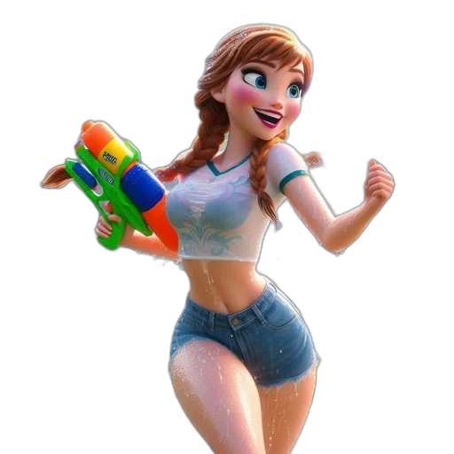 weapon, dress, robot, staff transparent PNG cut-out
