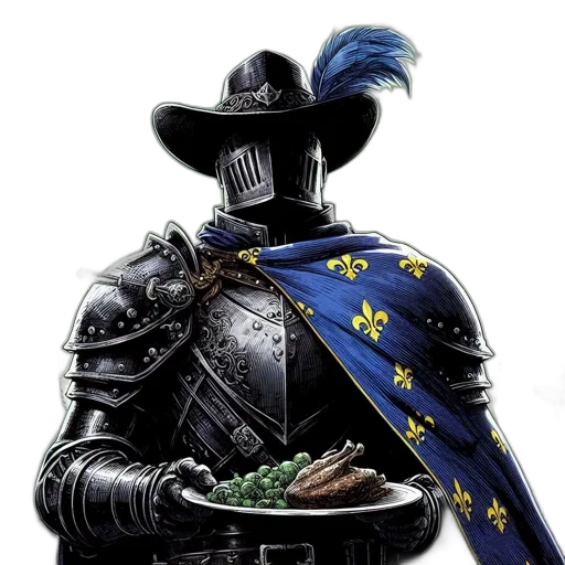 sword, jacket, weapon, hat transparent PNG cut-out