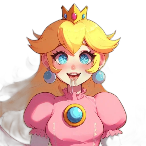crown, dress, staff, face transparent PNG cut-out
