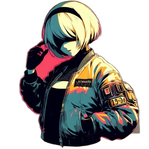 jacket, face, mask, weapon transparent PNG cut-out