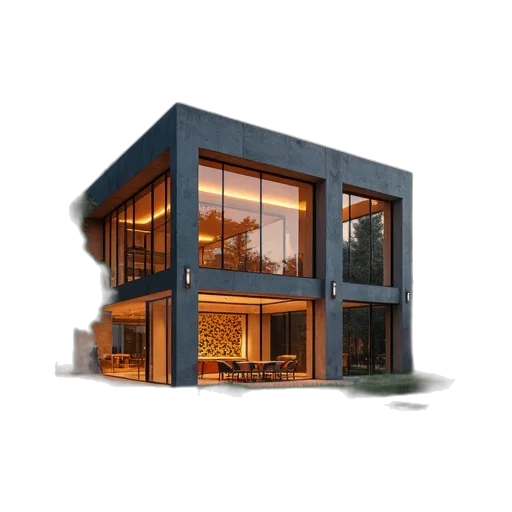 building, furniture, 3d render, concept art transparent PNG cut-out
