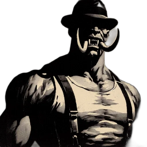 mask, face, hat, comic book art transparent PNG cut-out