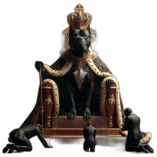crown, furniture, animal, staff transparent PNG cut-out