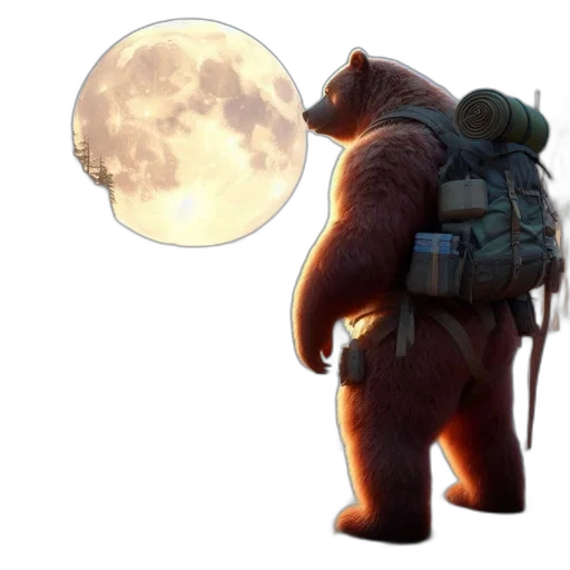 creature, jacket, animal, staff transparent PNG cut-out