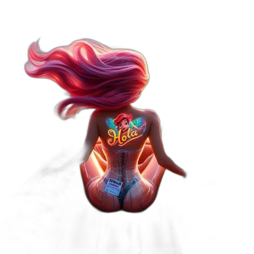 dress, hair, jacket, creature transparent PNG cut-out