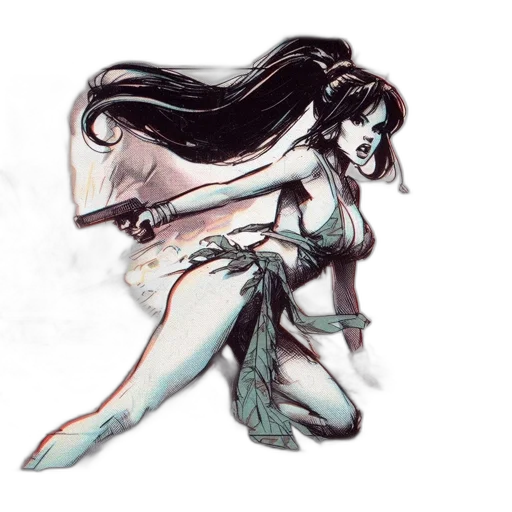 dress, sword, concept art, fantasy art transparent PNG cut-out