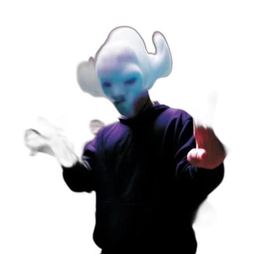 mask, creature, dragon, staff transparent PNG cut-out