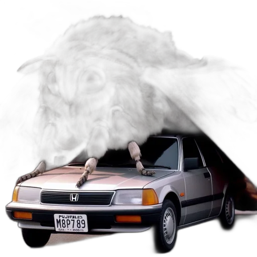 car, animal, jacket, dragon transparent PNG cut-out