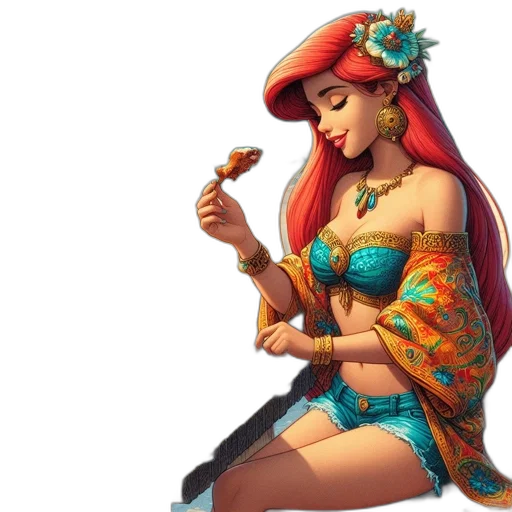 jewelry, fantasy art, concept art, 3d render transparent PNG cut-out