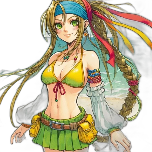 dress, staff, fantasy art, concept art transparent PNG cut-out