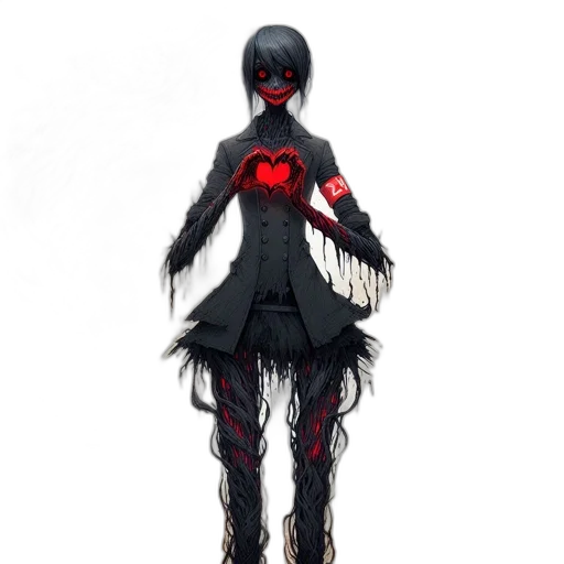 dress, mask, creature, jacket transparent PNG cut-out