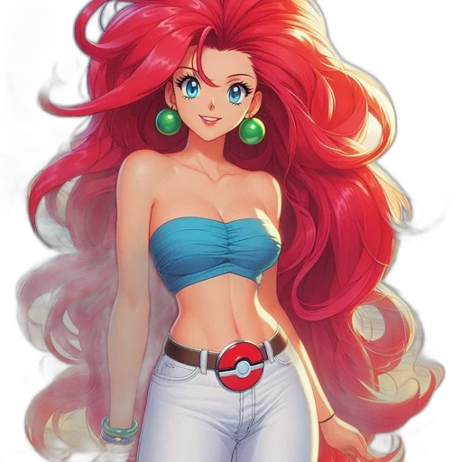 hair, dress, anime, cartoon transparent PNG cut-out
