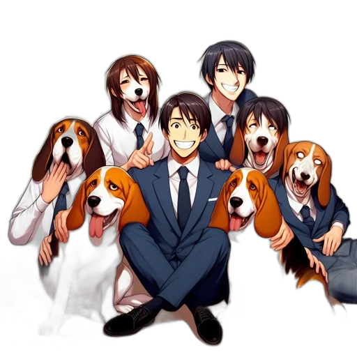 animal, staff, anime, pixel art transparent PNG cut-out