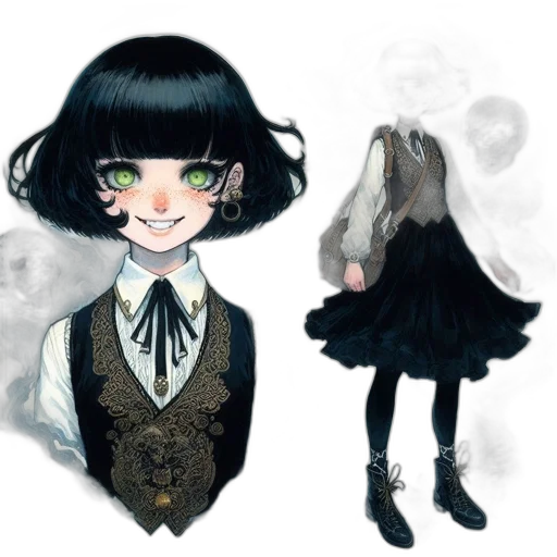 creature, dress, mask, concept art transparent PNG cut-out