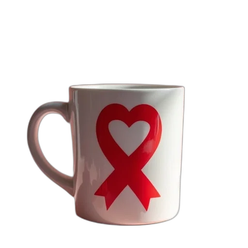 heart, disease, ribbon, hope transparent PNG cut-out