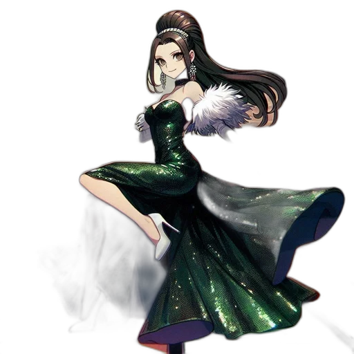 dress, crown, staff, concept art transparent PNG cut-out
