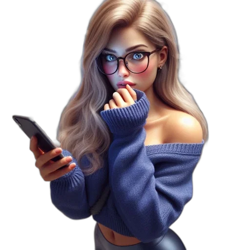 dress, face, jacket, staff transparent PNG cut-out