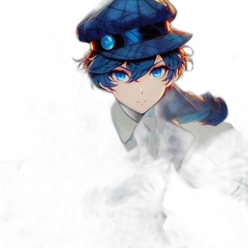 hat, staff, weapon, mask transparent PNG cut-out