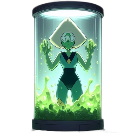 robot, dress, bottle, creature transparent PNG cut-out
