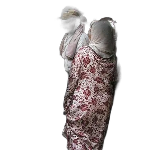 dress, mask, jacket, staff transparent PNG cut-out