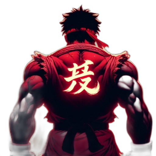 jacket, dragon, staff, sword transparent PNG cut-out