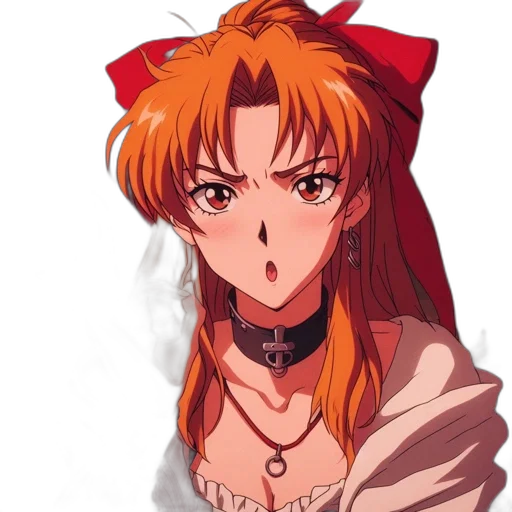 face, staff, weapon, anime transparent PNG cut-out