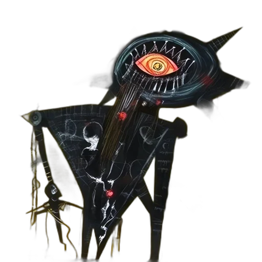 mask, creature, staff, robot transparent PNG cut-out