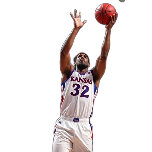 basketball, player, white, jersey transparent PNG cut-out