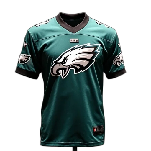 green, philadelphia, eagles, jersey transparent PNG cut-out
