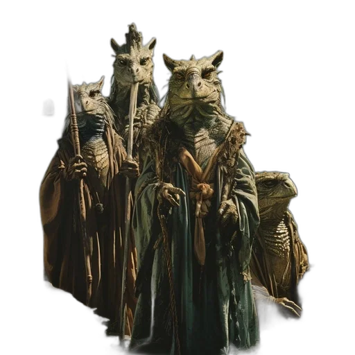 mask, staff, crown, dragon transparent PNG cut-out