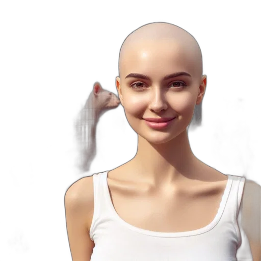 robot, hair, face, hat transparent PNG cut-out