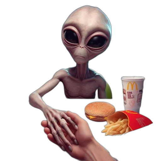 food, robot, creature, animal transparent PNG cut-out