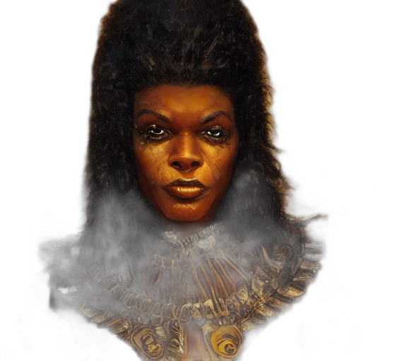 face, crown, hair, mask transparent PNG cut-out
