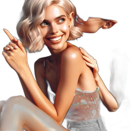 jewelry, face, dress, hair transparent PNG cut-out