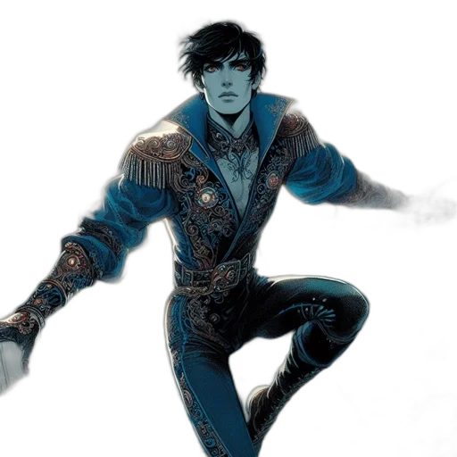 dragon, sword, jacket, concept art transparent PNG cut-out