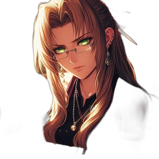 staff, hair, face, crown transparent PNG cut-out