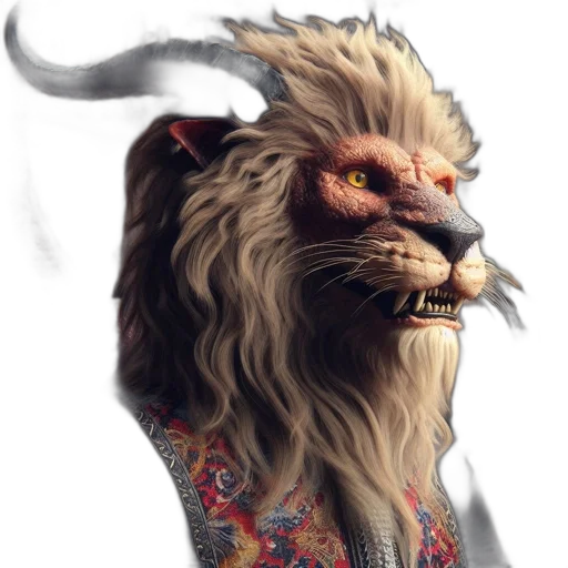 dragon, animal, mask, staff transparent PNG cut-out