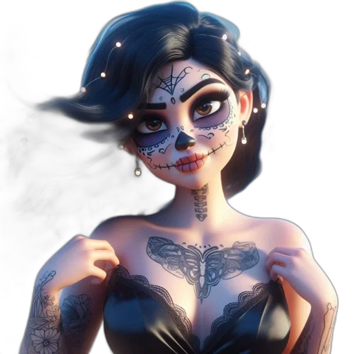 mask, jewelry, dress, concept art transparent PNG cut-out