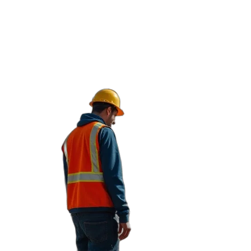 staff, jacket, robot, hat transparent PNG cut-out