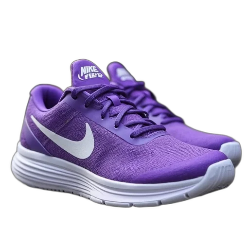 shoes, purple, white, nike transparent PNG cut-out