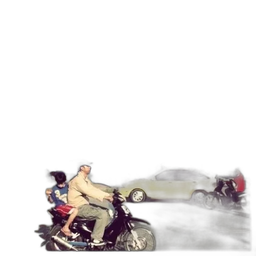 car, concept art, photorealistic, comic book art transparent PNG cut-out