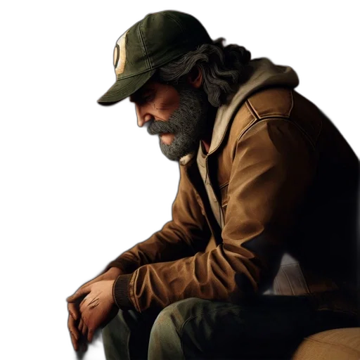 jacket, hat, face, animal transparent PNG cut-out