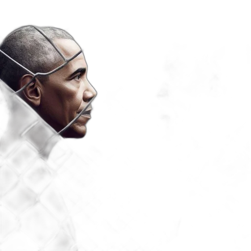 face, photorealistic, concept art, 3d render transparent PNG cut-out