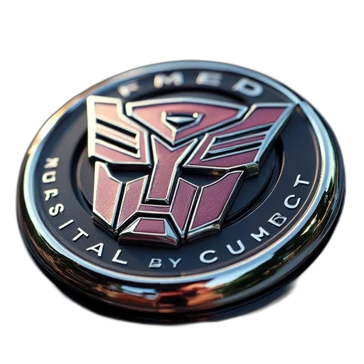 car, jewelry, 3d render, badge transparent PNG cut-out