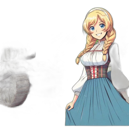 dress, weapon, creature, hat transparent PNG cut-out