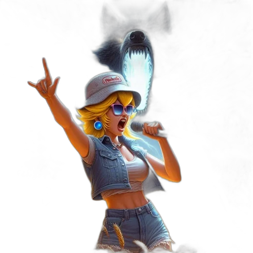hat, creature, weapon, staff transparent PNG cut-out