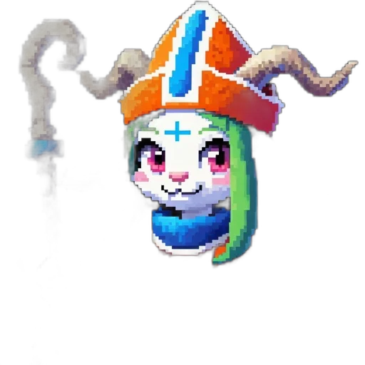 crown, staff, hat, mask transparent PNG cut-out