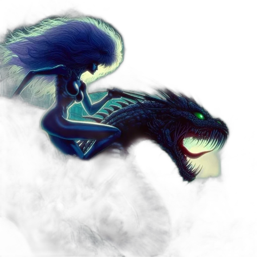 dragon, creature, animal, mask transparent PNG cut-out