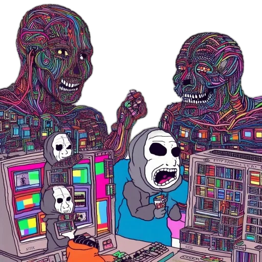 mask, robot, face, cyberpunk transparent PNG cut-out