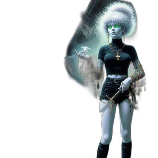 staff, concept art, fantasy art, comic book art transparent PNG cut-out